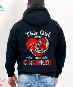 This girl loves her Cincinnati shirt