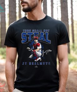  Thou Shall Not Steal JT Realmuto Philadelphia MLBPA T