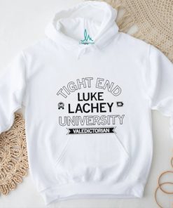 Tight end Luke Lachey University Valedictorian logo shirt