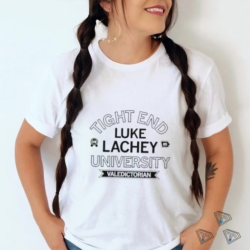 Tight end Luke Lachey University Valedictorian logo shirt