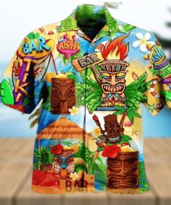 Tiki Bar Hawaiian Shirt Informal  Estilo Hawaiano Aloha Hawaiian Shirt Funny Gift Idea