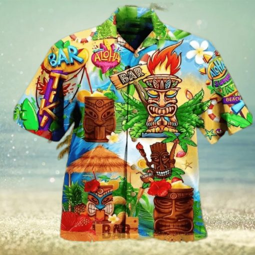 Tiki Bar Hawaiian Shirt Informal  Estilo Hawaiano Aloha Hawaiian Shirt Funny Gift Idea