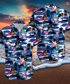 Tiki Hula Girl Dancing Unisex Hawaiian Shirts