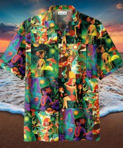 Tiki Tiki Lady Art Unisex Hawaiian Aloha Shirts