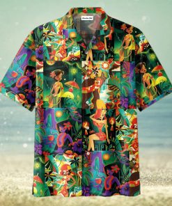 Tiki Tiki Lady Art Unisex Hawaiian Aloha Shirts