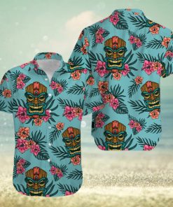 Tiki Tropical Seamless Vintage Aloha Hawaiian Shirts V