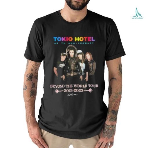 Tokio Hotel 22th Anniversary Beyond The World Tour 2001 2023 Signature Shirt