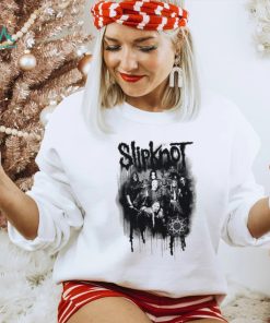 Top Slipknot Spraypaint Splatter Hoodie Sweatshirt