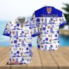 Detroit Red Wings Nhl Palm Hawaiian Shirt