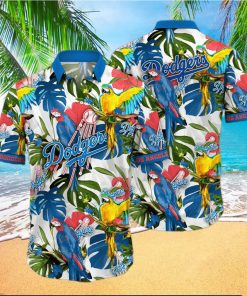 Trending MLB Los Angeles Dodgers Floral Flower Hawaiian Shirt