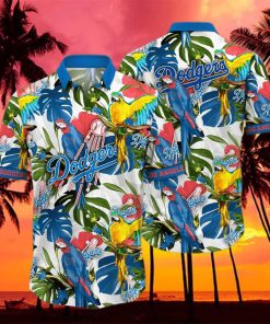 Trending MLB Los Angeles Dodgers Floral Flower Hawaiian Shirt