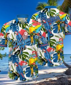 Trending MLB Los Angeles Dodgers Floral Flower Hawaiian Shirt