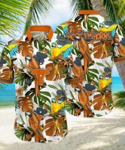 Tropical Aloha NCAA Texas Longhorns Hawaiian Shirt Gift For Beach Vacation hawaiians shirt