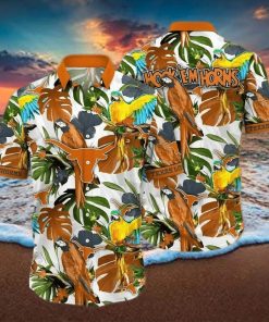 Tropical Aloha NCAA Texas Longhorns Hawaiian Shirt Gift For Beach Vacation hawaiians shirt