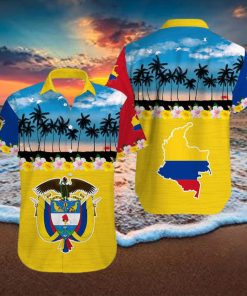 Tropical Beach Colombia Aloha Hawaiian Shirts