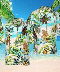 Tropical Bigfoot Summer Hawaiian Shirt