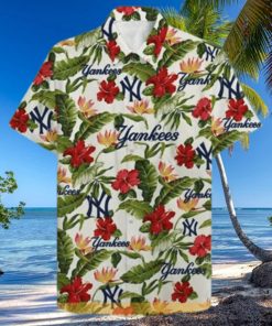 Tropical Flower Pattern Beach Lovers Gift hawaiian shirt