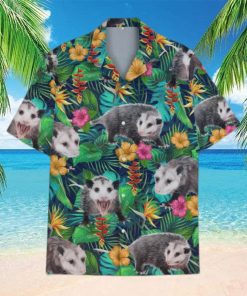 Tropical Opossum 3D 3D Hawaiian Shirt Tropical Aloha For Men And Women Gift Design 9