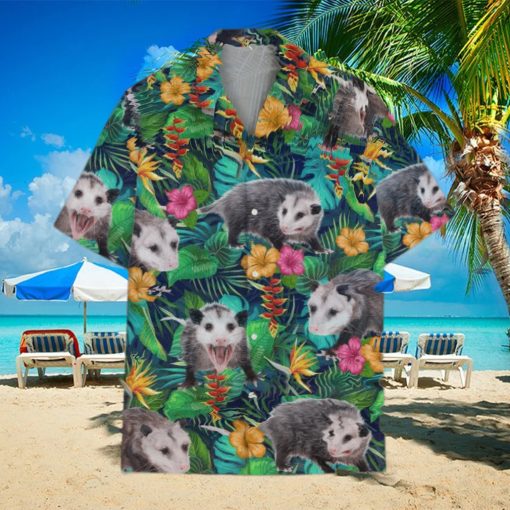 Tropical Opossum 3D 3D Hawaiian Shirt Tropical Aloha For Men And Women Gift Design 9