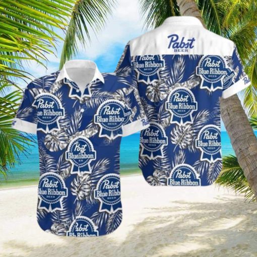 Tropical Pabst Blue Ribbon Beer Trending Summer Hawaiian Shirt