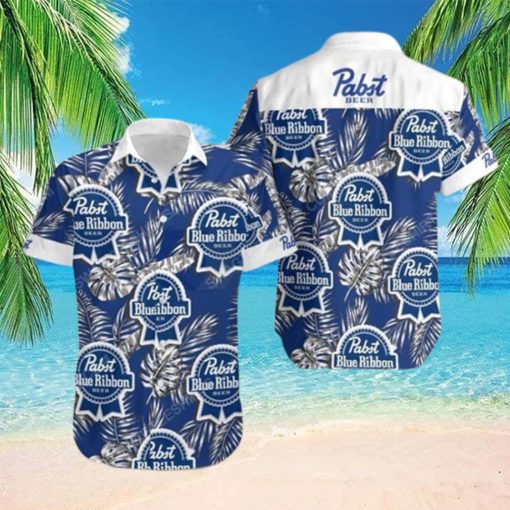 Tropical Pabst Blue Ribbon Beer Trending Summer Hawaiian Shirt