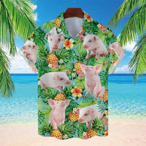 Tropical Pig Hawaiian Shirt Style 2 Summer Gift For Men And Women