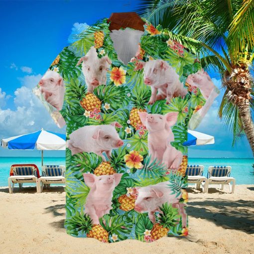 Tropical Pig Hawaiian Shirt Style 2 Summer Gift For Men And Women