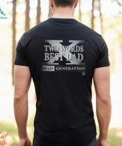 Two Words Best Dad 2023 Shirt