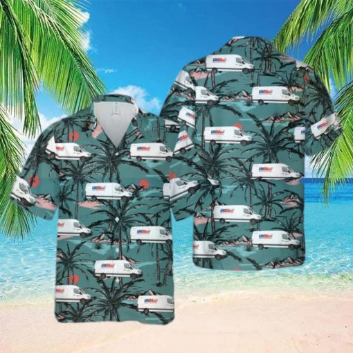 UK Mail Van Summer Aloha Hawaiian Shirt