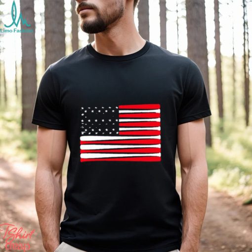 USA Baseball American flag 4th of July 2023 shirt