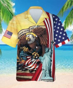 USA Eagle American Flag 3D Hawaiian Shirt Summer Beach For Men And Women Gift