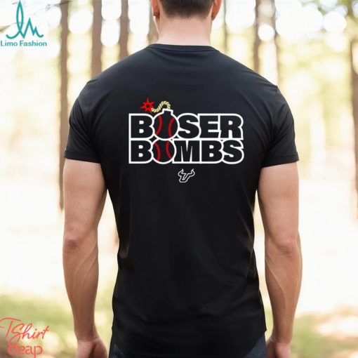 USF South Florida Bulls Boser Bombs logo shirt