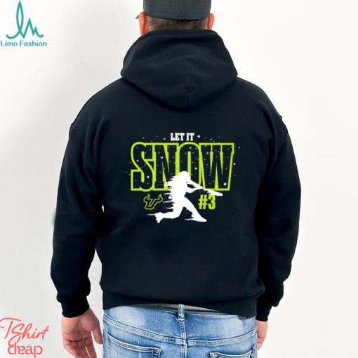 USF South Florida Bulls let it Snow shirt