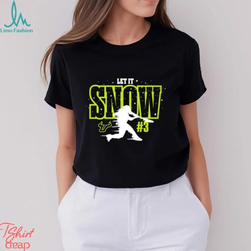 USF South Florida Bulls let it Snow shirt