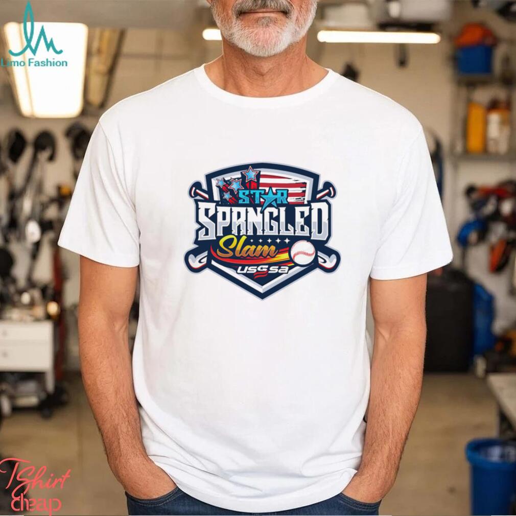 USSSA California Baseball Star Spangled Slam 2023 logo shirt