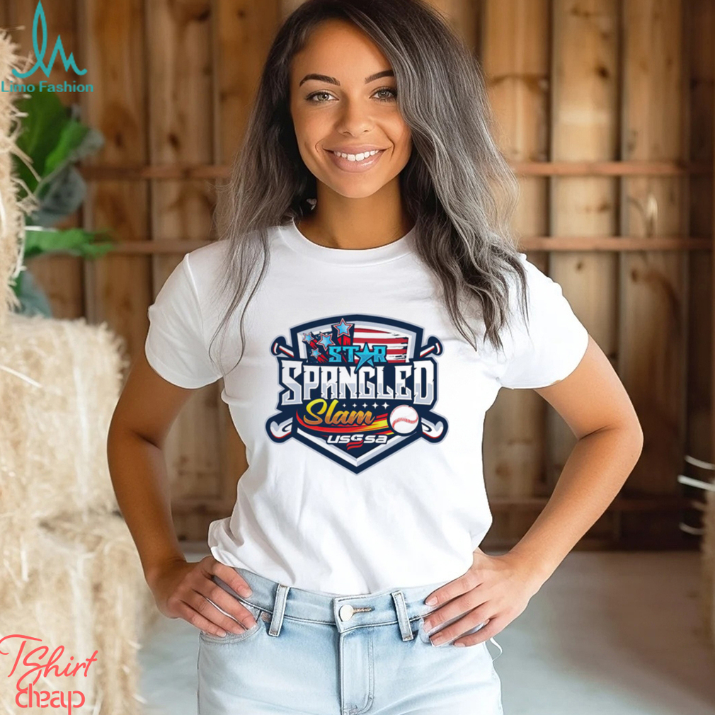 USSSA California Baseball Star Spangled Slam 2023 logo shirt