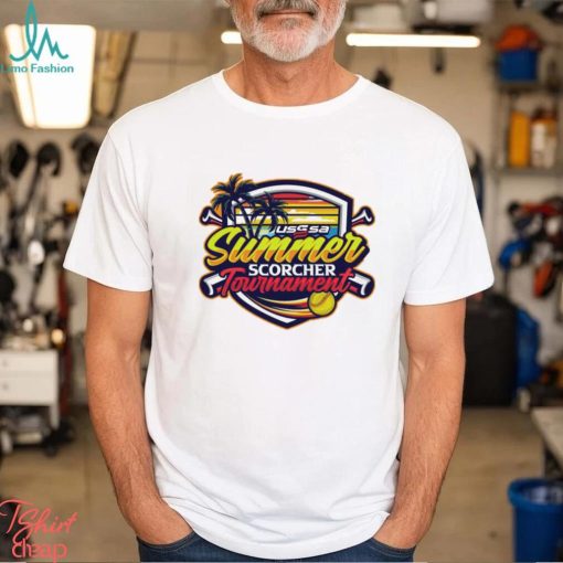 USSSA Connecticut Fast Pitch Summer Scorcher Tournament 2023 logo shirt