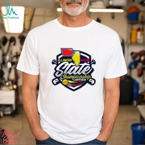 USSSA Iowa Fast Pitch Illinois Iowa State Championship 2023 logo shirt