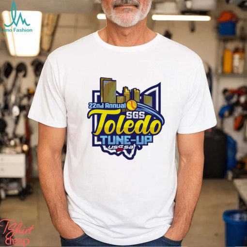 USSSA Ohio Fast Pitch 22nd Annual SGS Toledo Tune up 2023 logo shirt