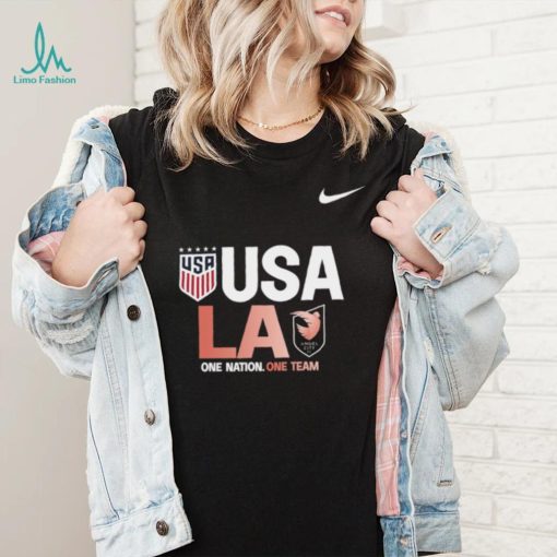 USWNT Nike Angel City one nation one team logo shirt