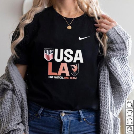 USWNT Nike Angel City one nation one team logo shirt