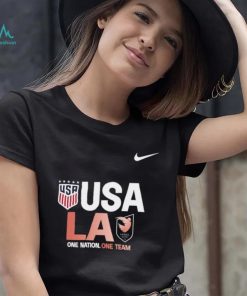 USWNT Nike Angel City one nation one team logo shirt