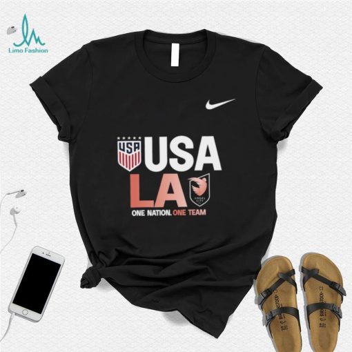 USWNT Nike Angel City one nation one team logo shirt