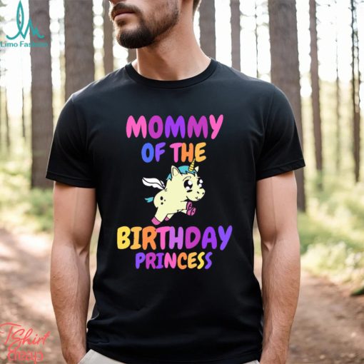 Unicorn Mom T Shirt Birthday Princess Unicorn Girl Outfit