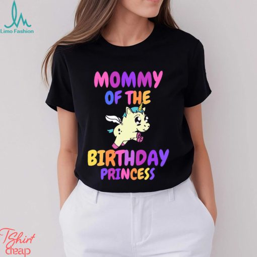 Unicorn Mom T Shirt Birthday Princess Unicorn Girl Outfit