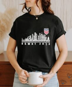 United States Women’s National Soccer 2023 City Skyline Players Names Shirt