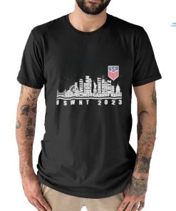 United States Women’s National Soccer 2023 City Skyline Players Names Shirt