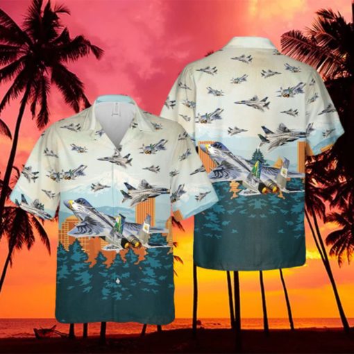 Us Air Force Oregon Air National Guard Hawaiian Shirt