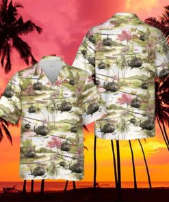 Us Army Bell Uh 1 Huey Hawaiian Shirt