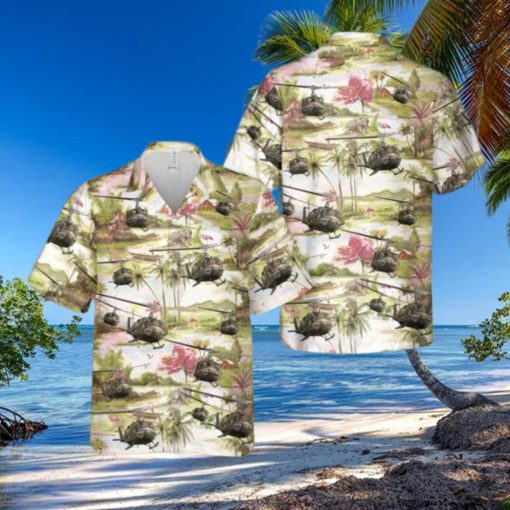 Us Army Bell Uh 1 Huey Hawaiian Shirt